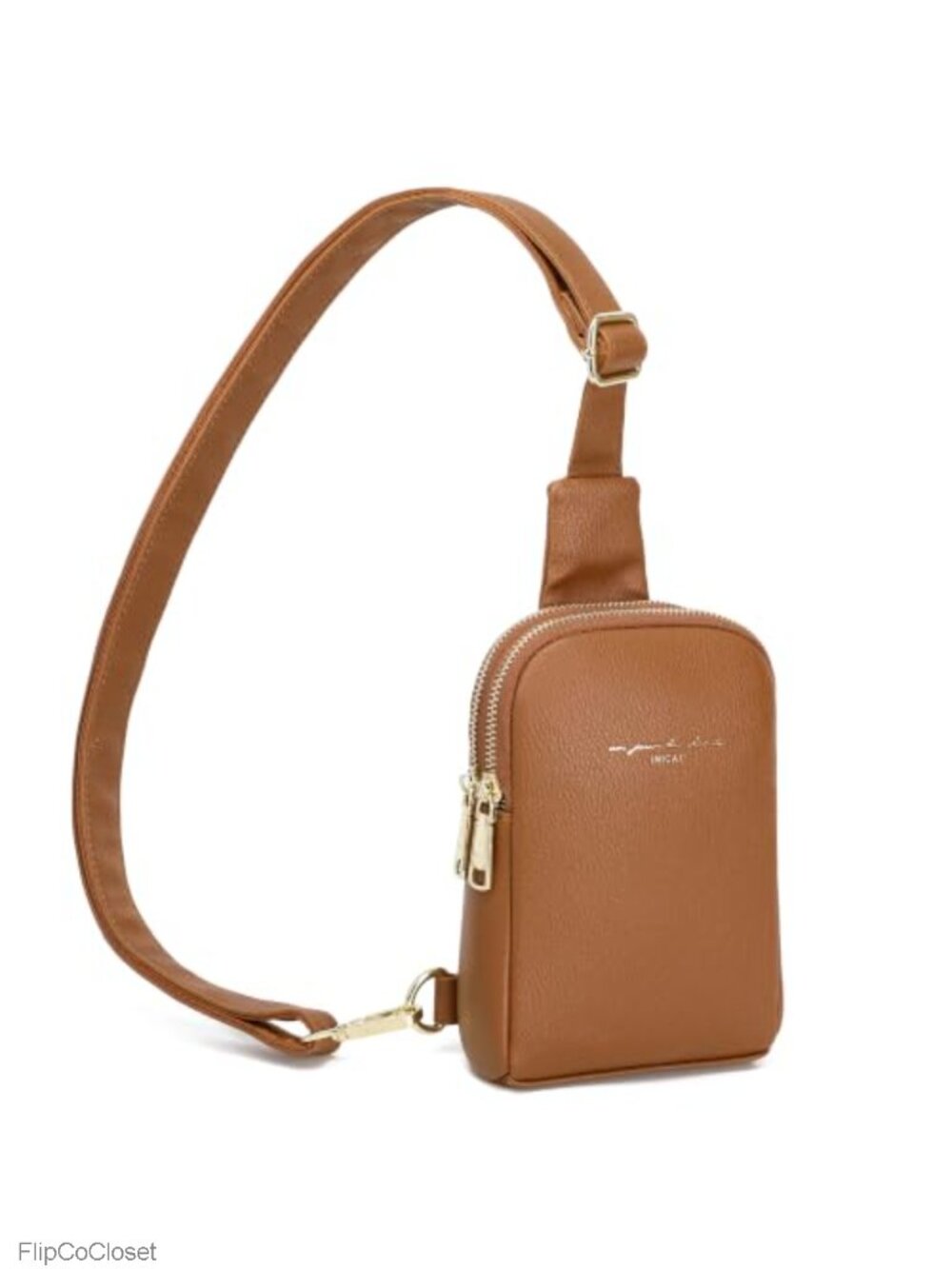 Small Faux Leather Crossbody Bag Mini Sling Purse Travel